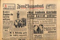 Yeni İstanbul Gazetesi 15 Temmuz 1962 - Kadri Kaplan da İstifa Ediyor GZ66281 - 2