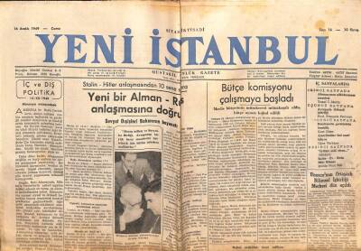 Yeni İstanbul Gazetesi 16 Aralık 1949 - Yeni Bir Alman Rus Anlaşmasına Doğru GZ103579 - 2