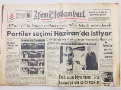 Yeni İstanbul Gazetesi 16 Aralık 1964 - Toprak Reformu GZ53164 - 1
