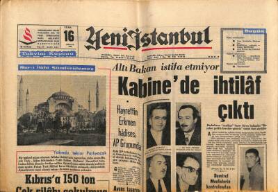 Yeni İstanbul Gazetesi 16 Aralık 1966 - Walt Disney Dün Öldü GZ84742 - 1