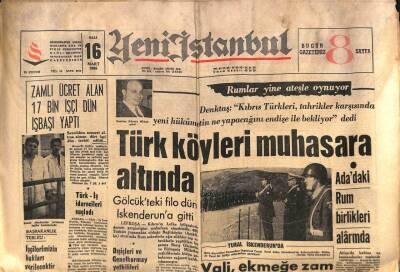 Yeni İstanbul Gazetesi 16 Mart 1965 - Zamlı Ücret Alan 17 Bin İşçi Dün İşbaşı Yaptı GZ102926 - 1