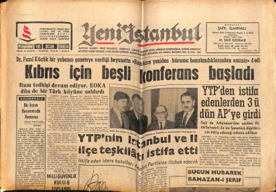 Yeni İstanbul Gazetesi 16 Ocak 1964 -Spor-Toto Teşkilatında Yolsuzluk Ve İltimas GZ57224 - 1