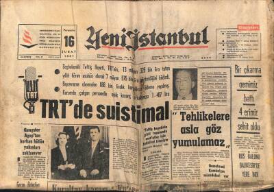 Yeni İstanbul Gazetesi 16 Şubat 1967 - Bir Çıkarma Gemimiz Battı 4 Erimiz Şehit Oldu GZ70187 - 2