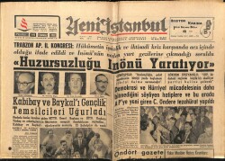 Yeni İstanbul Gazetesi 16 Temmuz 1962 - Huzursuzluğu İnönü Yaratıyor GZ66283 - 2