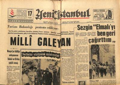 Yeni İstanbul Gazetesi 17 Ağustos 1966 - Rusyaya Kültür Anlaşmasını İnönü Ve Erkin Teklif Etmiş GZ93210 - 1
