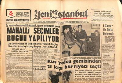 Yeni İstanbul Gazetesi 17 Kasım 1963 - Kübada Katolik Rahiplerin Askere Alınması İsteniyor GZ102771 - 1