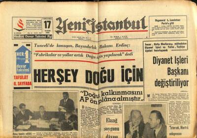 Yeni İstanbul Gazetesi 17 Kasım 1965 - Elizabeth Taylor Oyuncak Tabanca İle Yaralandı GZ102842 - 1