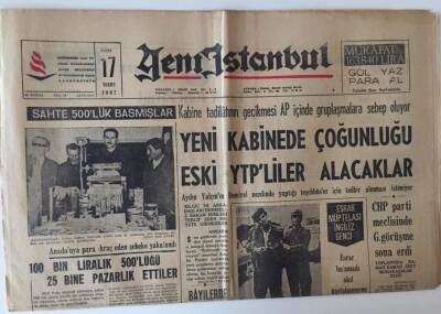 Yeni İstanbul Gazetesi 17 Mart 1967 - Bayilerde Gaz Yok Zam Kararı Karaborsa Yarattı GZ11783 - 2