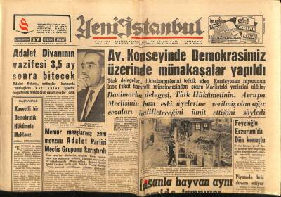 Yeni İstanbul Gazetesi 17 Ocak 1962 - Adalet Divanının Vazifesi 3.5 Ay Sonra Bitecek GZ57194 - 1