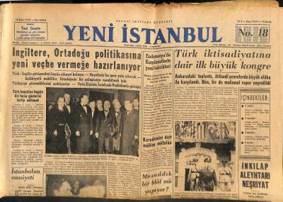 Yeni İstanbul Gazetesi 18 Ekim 1952 - Adanada Dün Büyük Bir Çırçır Fabrikası Yandı GZ102973 - 1