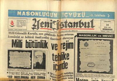 Yeni İstanbul Gazetesi 18 Ekim 1967 - 5 Defa Kan Bağışı Yapan Org. Turala Kızılay Altın Madalya Verdi GZ93114 - 1