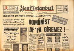 Yeni İstanbul Gazetesi 18 Haziran 1966 - CHP'de İnönü Ve Sol Cephe Tasfiye Edilecek GZ158667 - Gökçekoleksiyon