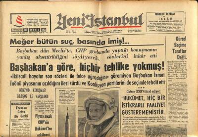 Yeni İstanbul Gazetesi 18 Mayıs 1963 - Gordon Cooperin Başarısı Büyük Sevinç Uyandırdı GZ93270 - 1