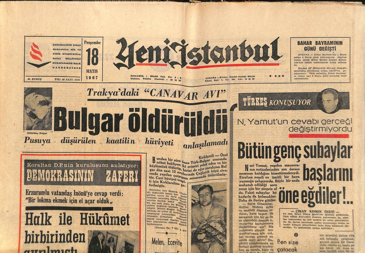 Yeni İstanbul Gazetesi 18 Mayıs 1967 - Arap Birliği Vehbi Koç'u Dün Kara Liste'den Çıkardı GZ150853 - 1