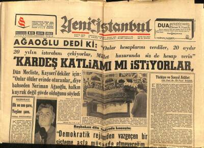 Yeni İstanbul Gazetesi 18 Ocak 1962 - Gümüşpala Apaydın İçin İsim Yapmak İstiyor dedi GZ93255 - 1