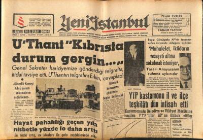 Yeni İstanbul Gazetesi 18 Şubat 1964 - Türk Film Artistleri Cahillikle İtham Edildi, Beşiktaş 0- Fenerbahçe 1 Son Gölü Şenol Attı GZ84467 - 1