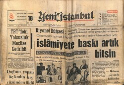 Yeni İstanbul Gazetesi 18 Şubat 1967 - TRTdeki Yolsuzluk Meclise Getirildi GZ70196 - 1