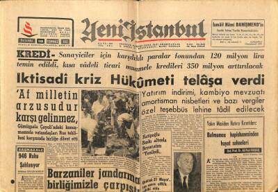 Yeni İstanbul Gazetesi 18 Temmuz 1962 - Barzaniler Jandarma Birliğimizle Çarpıştı GZ66262 - 1