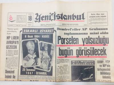 Yeni İstanbul Gazetesi 18 Temmuz 1967 - Porselen Yolsuzluğu Bugün Görüşülecek GZ53225 - 1
