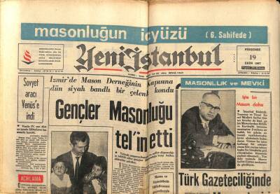 Yeni İstanbul Gazetesi 19 Ekim 1967 - Bölükbaşı Makarios Bize Vize Vermemekte Haklılığımızı Kabul Etti GZ93203 - 1