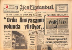 Yeni İstanbul Gazetesi 19 Mayıs 1966 - Bölükbaşı İnönü'nün Koltuk Değneğidir - Beynelmilel Dolandırıcı Konig Yakalandı GZ158670 - Gökçekoleksiyon