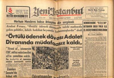 Yeni İstanbul Gazetesi 19 Şubat 1963 - Ali Fuad Başgil,Demokraside Seçim GZ66257 - 1