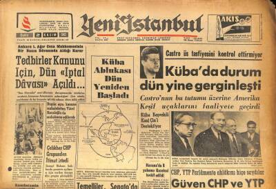 Yeni İstanbul Gazetesi 2 Kasım 1962 - Çelikbaş CHP Grubundan İtimat İstedi GZ86876 - 1