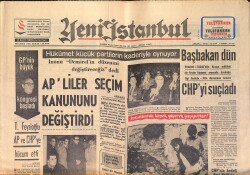 Yeni İstanbul Gazetesi 2 Mart 1968 - Hükümet Küçük Partilerin Kaderiyle Oynuyor - Türk-Yunan Görüşmesi Önce Atina'da Başlıyor GZ158733 - Gökçekoleksiyon