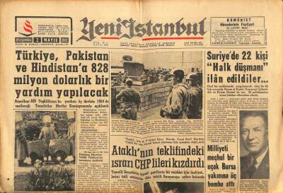 Yeni İstanbul Gazetesi 2 Mayıs 1963 - CENTO Konseyinde Bölgedeki Askeri Durum Görüşüldü GZ93237 - 1
