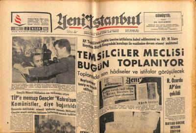 Yeni İstanbul Gazetesi 2 Nisan 1963 -TİPli Gençler Kahrolsun Komünistler Dedi GZ57250 - 1