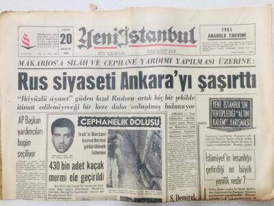 Yeni İstanbul Gazetesi 20 Aralık 1964 - Rus Siyaseti Ankarayı Şaşırttı GZ53160 - 1