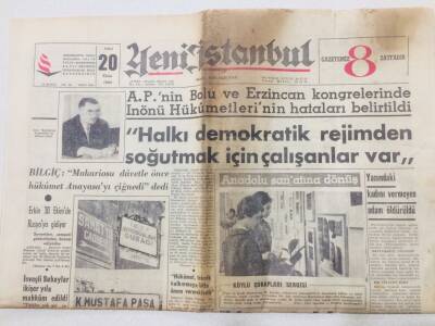 Yeni İstanbul Gazetesi 20 Ekim 1964 - Rus Genel Kurmay Başkanı Uçak Kazasında Öldü GZ53193 - 1