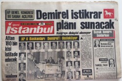 Yeni İstanbul Gazetesi 20 Ekim 1972 -Aftan 180 Bin Kişi İstifade Edecek GZ6235 - 2