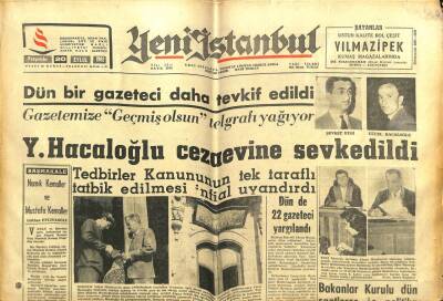 Yeni İstanbul Gazetesi 20 Eylül 1962 - Y. Adalet Divanı Savcılarından Salim Ertem Dün Vefat Etti GZ105326 - 1
