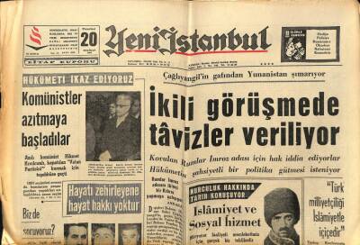 Yeni İstanbul Gazetesi 20 Haziran 1966 - Komünistler Azıtmaya Başladı GZ61831 - 2