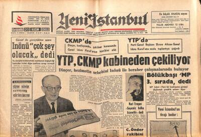 Yeni İstanbul Gazetesi 20 Kasım 1963 - Irak Olayları Arap Dünyasını Karıştırdı GZ102774 - 1