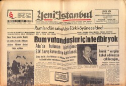 Yeni İstanbul Gazetesi 20 Mart 1964 - Kızıl Çinden Kaçan Türkler Anavatana Getiriliyor GZ158753 - Gökçekoleksiyon