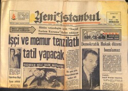 Yeni İstanbul Gazetesi 20 Ocak 1968 - Sicilya 4 Günde 53 Defa Sarsıldı - Valentinoyu Mayk Kenan Yakaladı GZ158736 - Gökçekoleksiyon