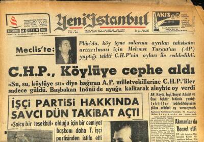 Yeni İstanbul Gazetesi 21 Kasım 1962 - Denizcilik Bankası 50 Milyon Lira Zarar Etti GZ86358 - 1
