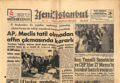 Yeni İstanbul Gazetesi 21 Mayıs 1962 - Egeselin Yakın Dostu Ayten Hanım Hasta GZ84724 - 1