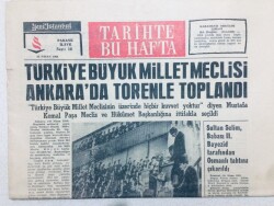 Yeni İstanbul Gazetesi - 21 Nisan 1963 - Tarihte Bu Hafta Eki - TBMM Ankarada Törenle Toplandı GZ46181 - 1
