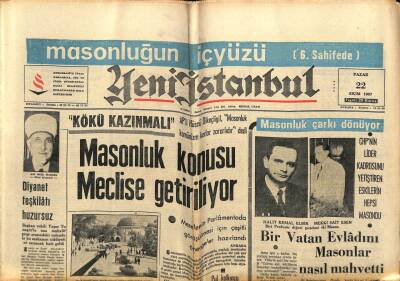 Yeni İstanbul Gazetesi 22 Ekim 1967 - F. Bozbeyli Meclis İçtüzüğü Değişmelidir GZ76743 - 1