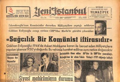Yeni İstanbul Gazetesi 22 Eylül 1962 - O. Bölükbaşı Milletin Kaderi Üzerinde Kumar Oynanıyor GZ86933 - 1