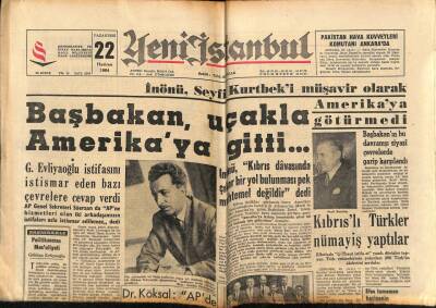 Yeni İstanbul Gazetesi 22 Haziran 1964 - Vanda Selden 75 Ev Yıkıldı , 20 Kişi Öldü... GZ76261 - 1