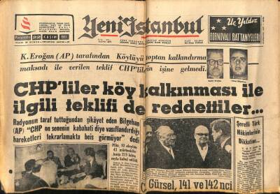 Yeni İstanbul Gazetesi 22 Kasım 1962 - Doğuyıldız Ve Özsan da Beraat Etti GZ57236 - 1
