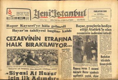 Yeni İstanbul Gazetesi 22 Mart 1963 - Burdurda 71 Bin Kişiden 21 Bini Veremli Çıktı GZ102952 - 1