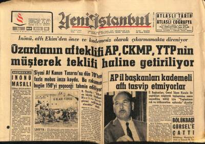 Yeni İstanbul Gazetesi 22 Mayıs 1962 - İzmirde 750 Kişi Meydan Muharebesi Yaptı GZ84725 - 1
