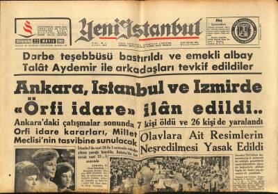 Yeni İstanbul Gazetesi 22 Mayıs 1963 - Hindistan Cumhurbaşkanı Tahrandan Ayrıldı GZ93151 - 1