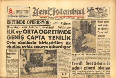 Yeni İstanbul Gazetesi 22 Ocak 1962 - Demirperde Malı 20 Bin Kaçak Saat Ortaya Çıkarıldı GZ93120 - 1