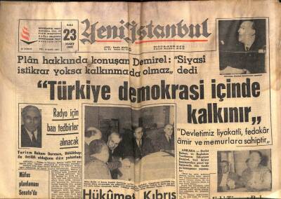 Yeni İstanbul Gazetesi 23 Mart 1965 - Ereğli Demir-Çelik Fabrikaları 500 Milyon Liradan Döviz Sağlıyacak GZ102932 - 1